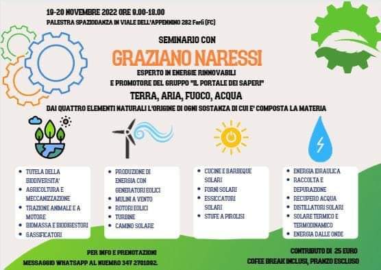 19 e 20 Novembre Forli Emilia Romagna